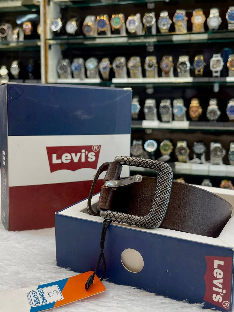 LEVIS BELT FOR MENS MASTER PIECE BROWN 🤎