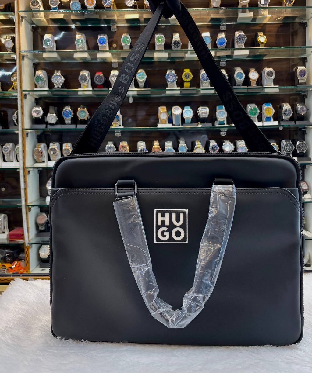 HUGO BOSS LAPTOP BRIEFCASE 💼 FOR MENS IN MASTER PIECE 🤩