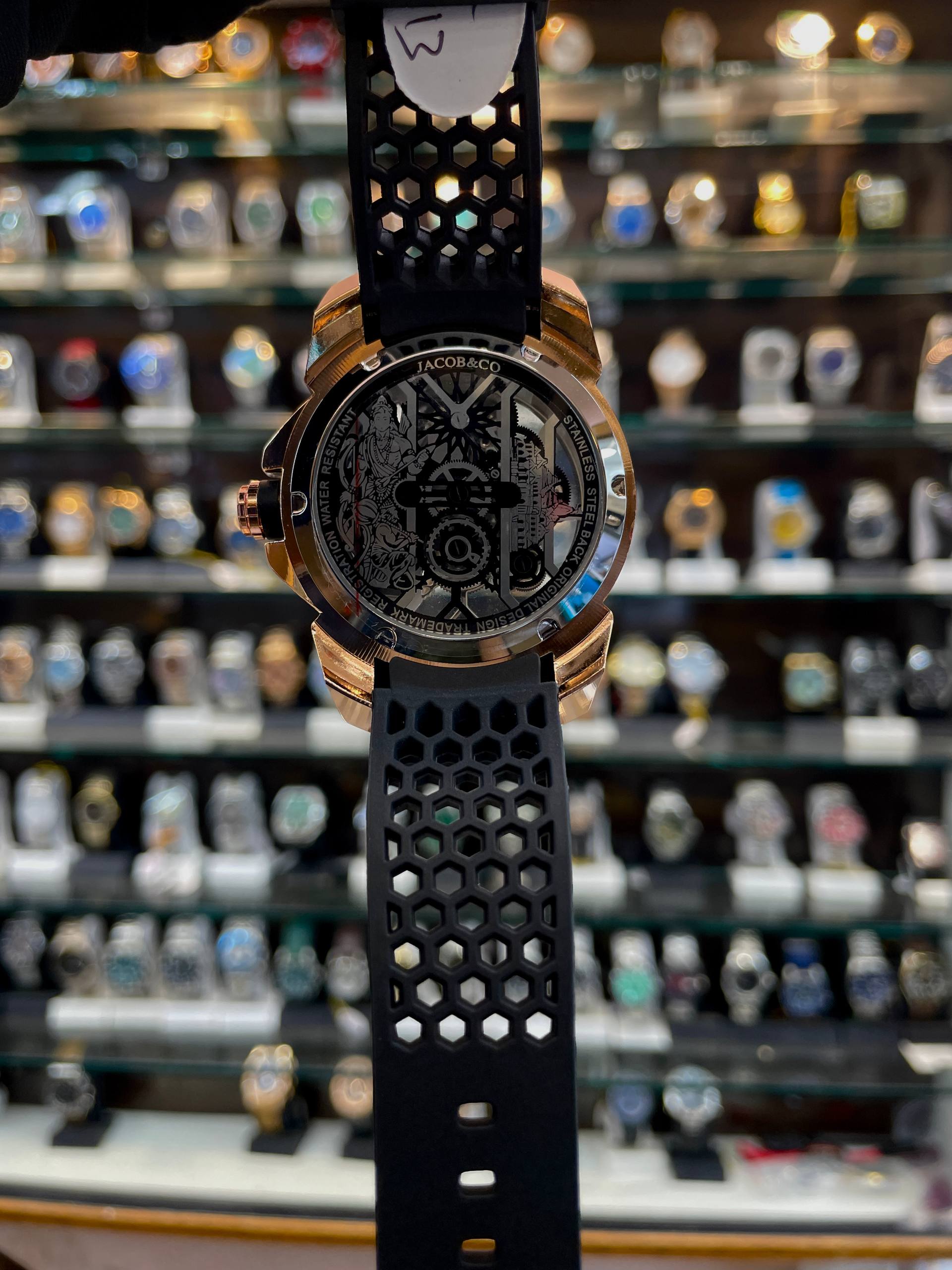 JACOB & CO RAM JANMABHOOMI UNDER BUDGET FOR MENS BLACK 🖤