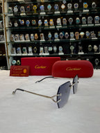 CARTIER SIGNATURE C RIMLESS SUNGLASSES 😎 UNDER BUDGET FOR MENS