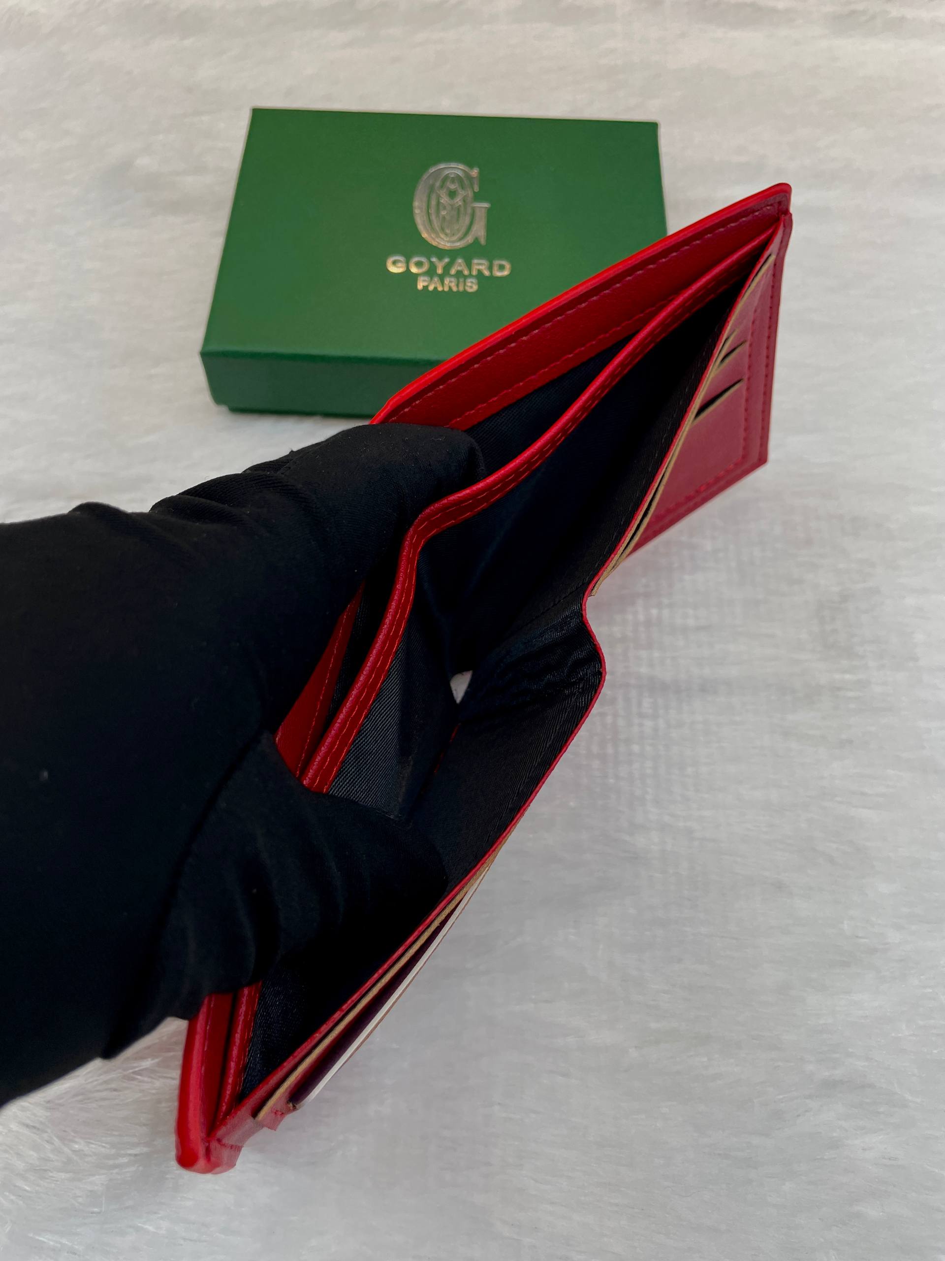 GOYARD WALLET 💳 FOR MENS MASTER PIECE RED ♥️