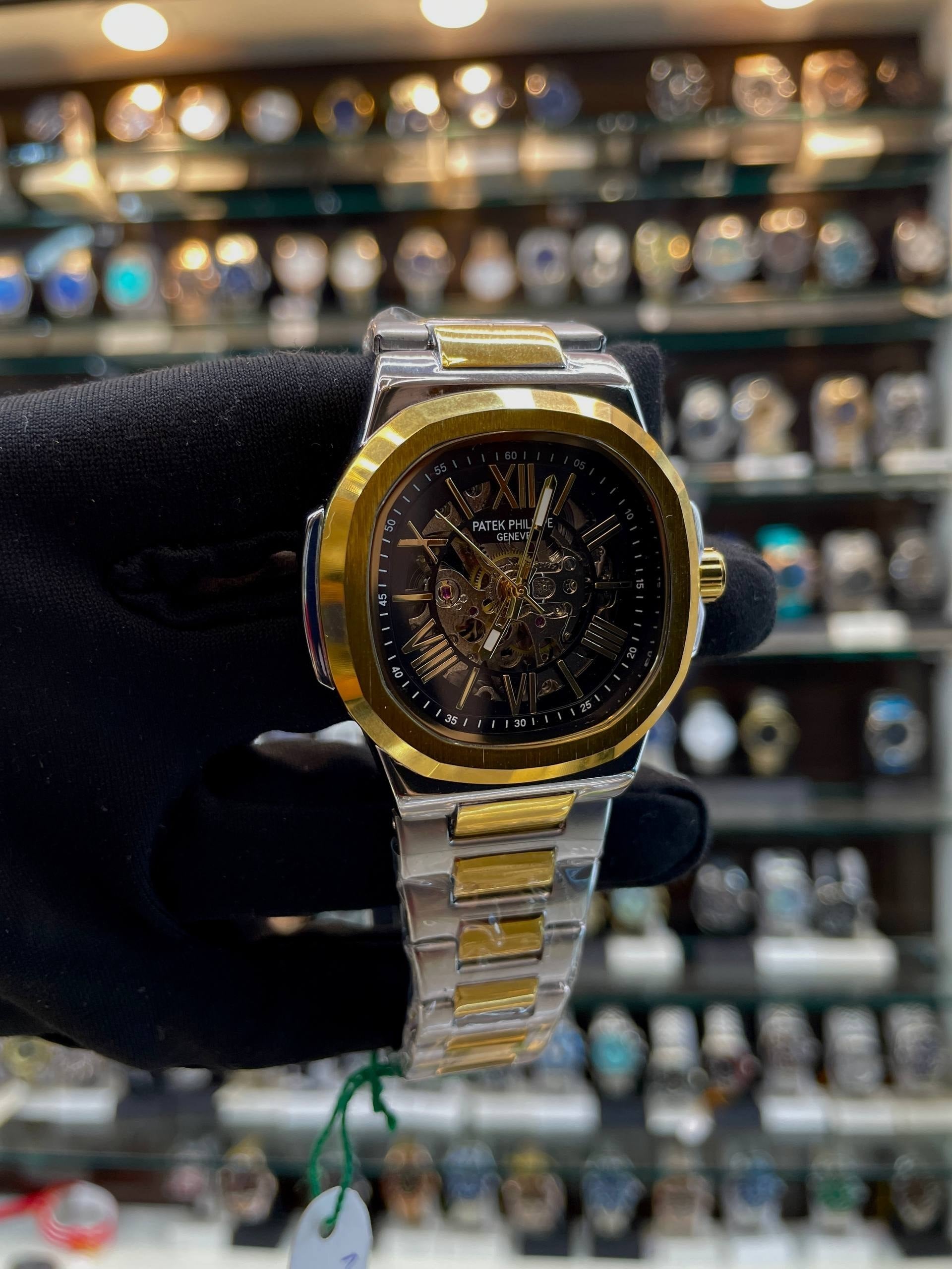 PATEK PHILLIPE AUTOMATIC NOW IN TRANSPARENT BLACK DIAL 💝