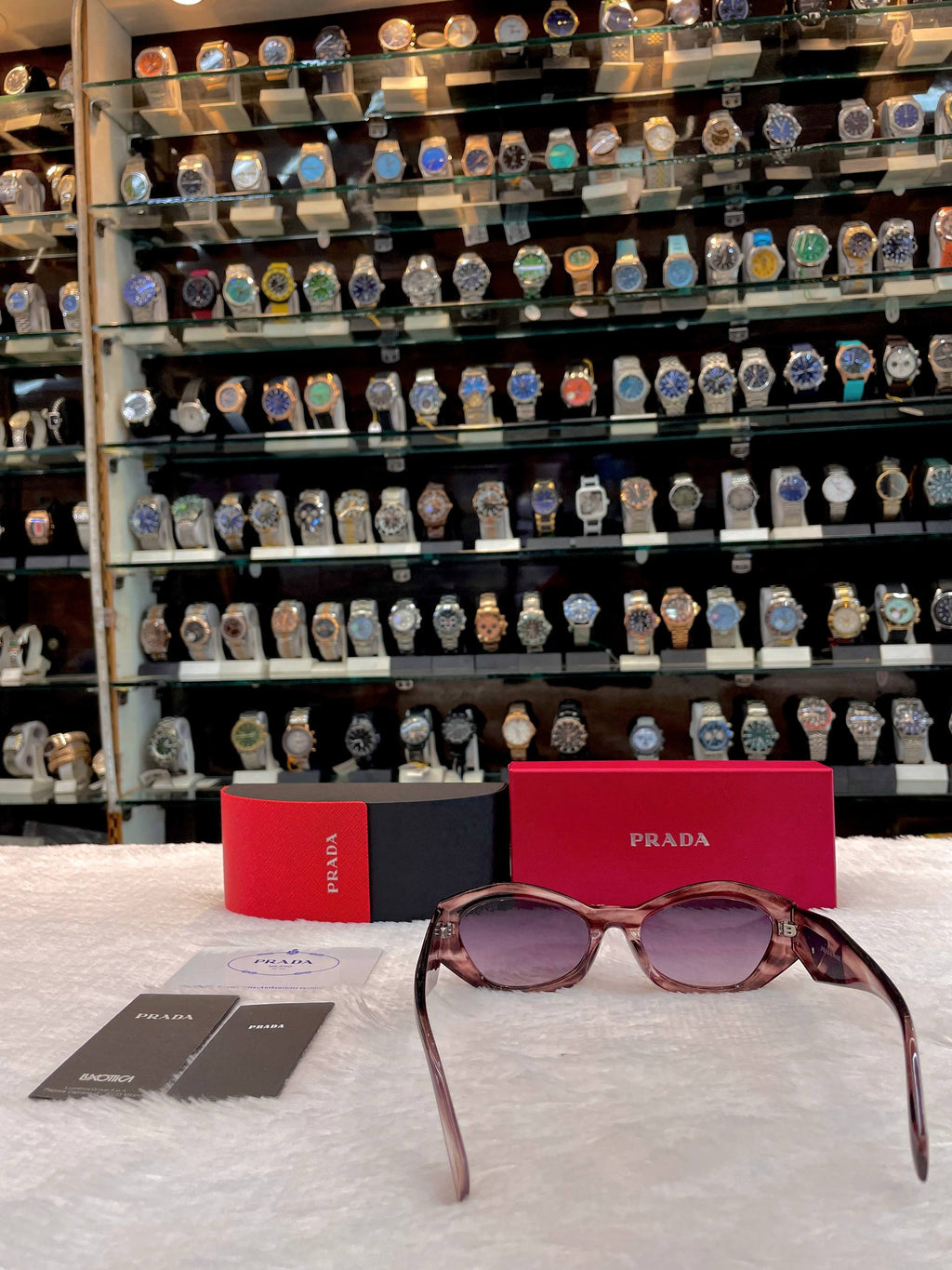 PRADA SUNGLASSES 🕶️ MARBLING-PATTERNED FRAME FOR GIRLS