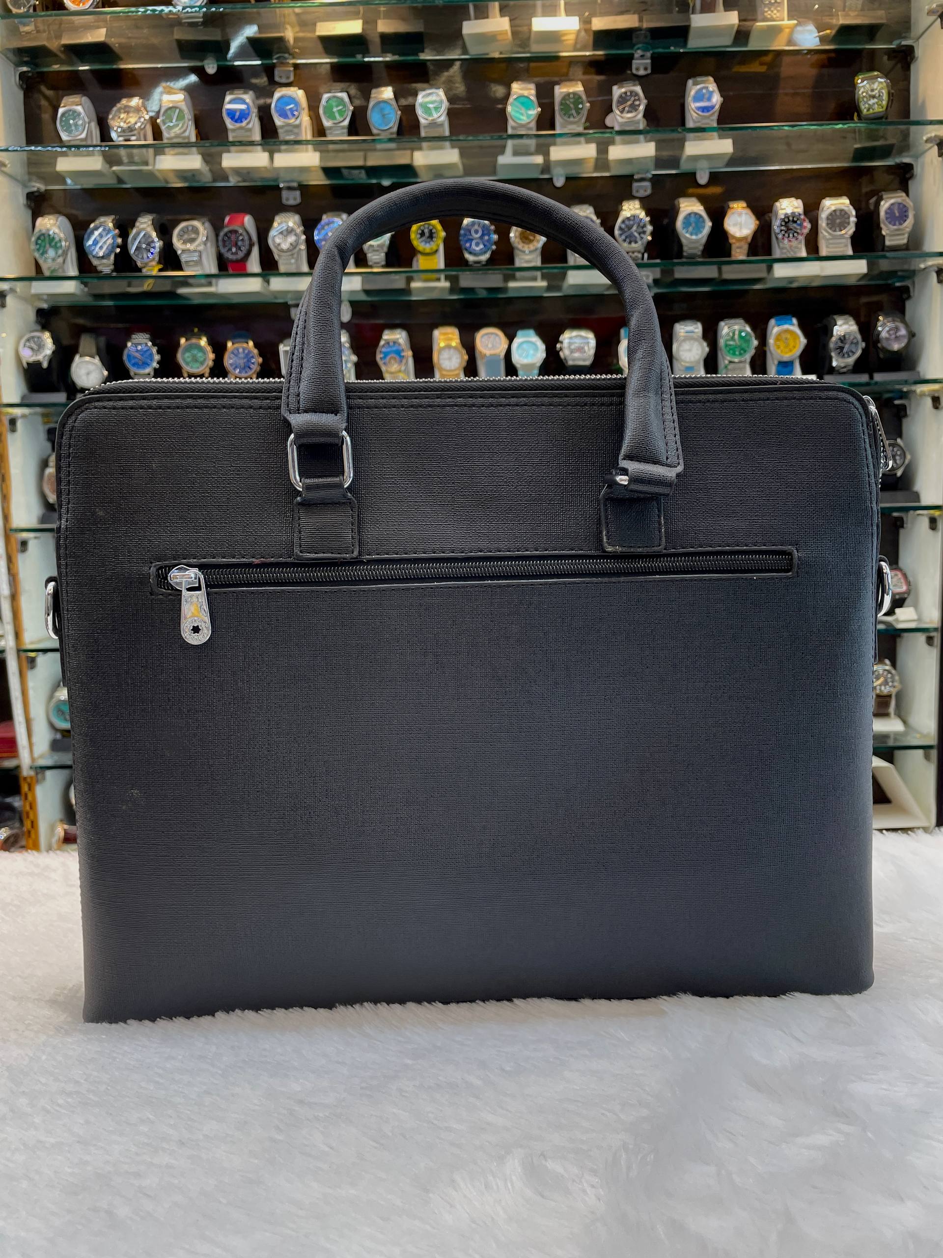 MONT BLANC LAPTOP BAG IN MASTER PIECE 🔥 FOR MENS