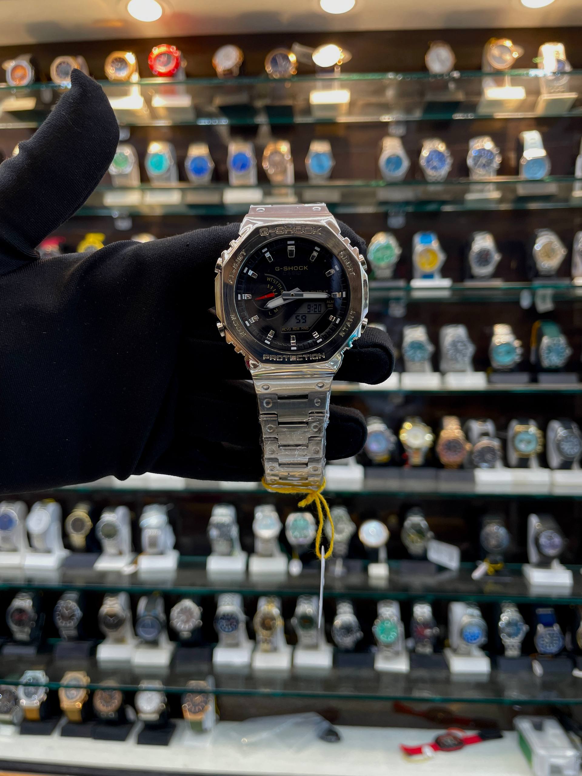 GSHOCK CASIO WR20-BAR RESTOCK IN CHAIN BLACK 🖤 DIAL