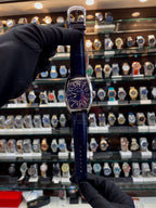 FRANCK MULLER CRAZY HOURS IN MASTER PIECE 🤩 💙 LEATHER