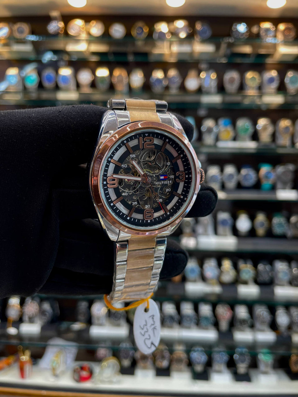 TOMMY HILFIGER NOW IN AUTOMATIC NEW DIAL 🤩BLACK 🖤 TRANSPARENT DIAL 🤩 BRONZE 🥉 STAINLESS BODY RING