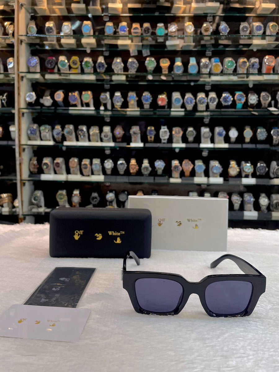 OFF-WHITE VIRGIL RECTANGLE-FRAME SUNGLASSES FOR MENS
