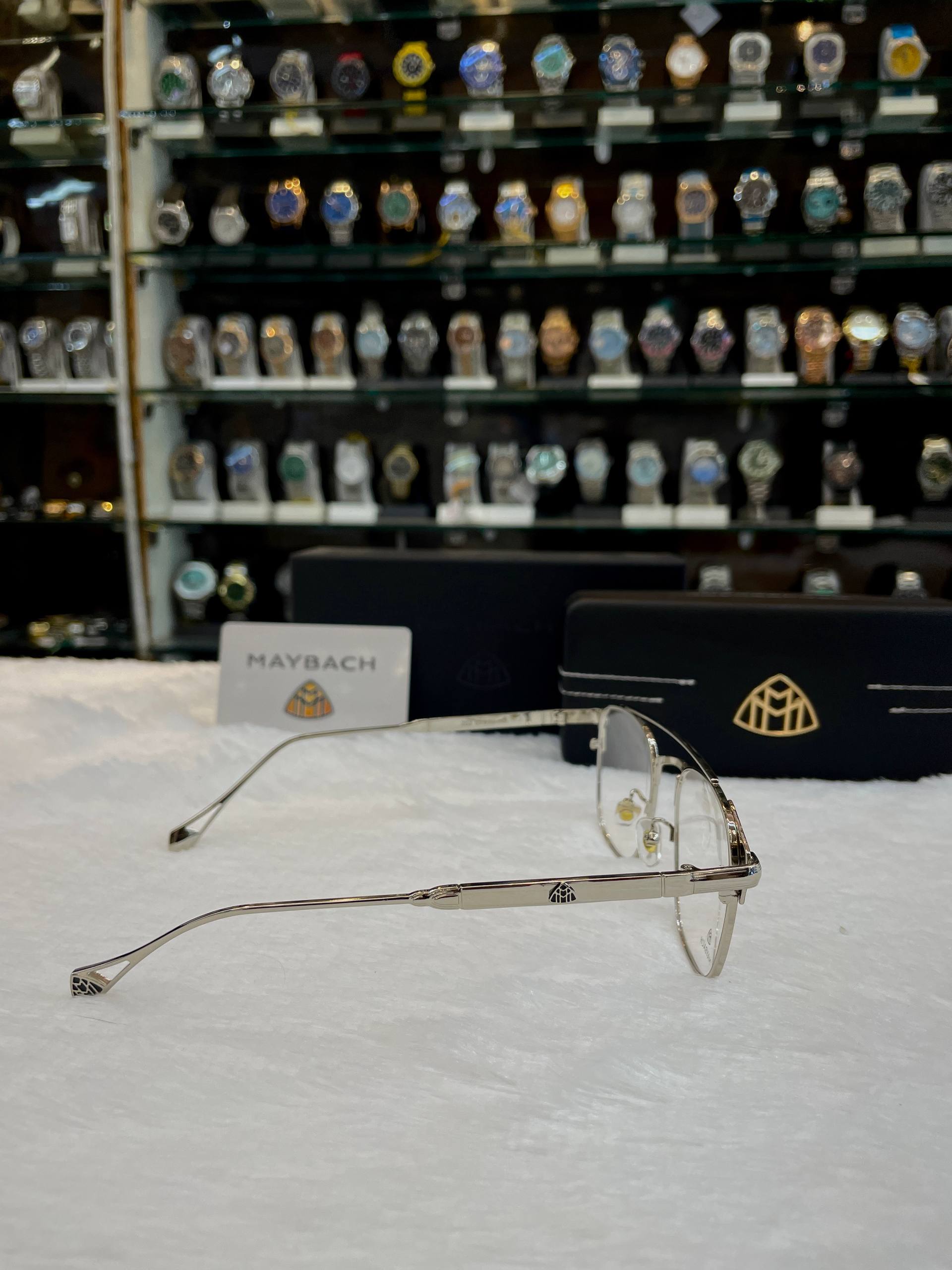MAYBACH WORDSMITH TRANSPARENT FRAME FOR MENS