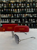 CARTIER SIGNATURE C RIMLESS SUNGLASSES 😎 UNDER BUDGET FOR MENS