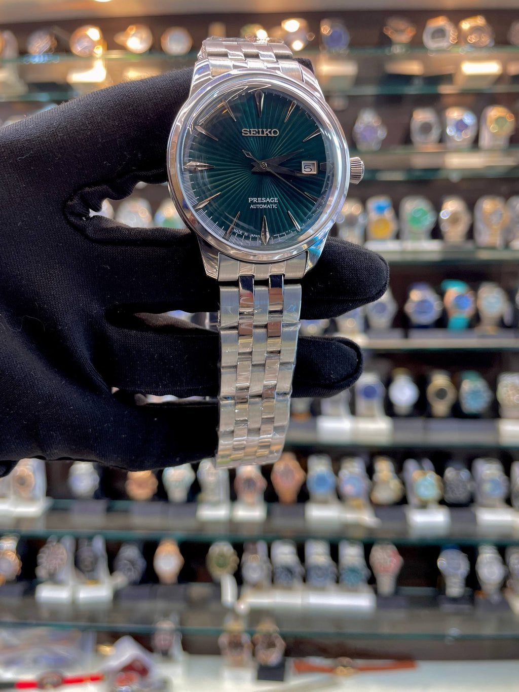 SEIKO PRESAGE AUTOMATIC ⚙️4R35A NOW IN MASTER PIECE 🤩 GREEN 💚
