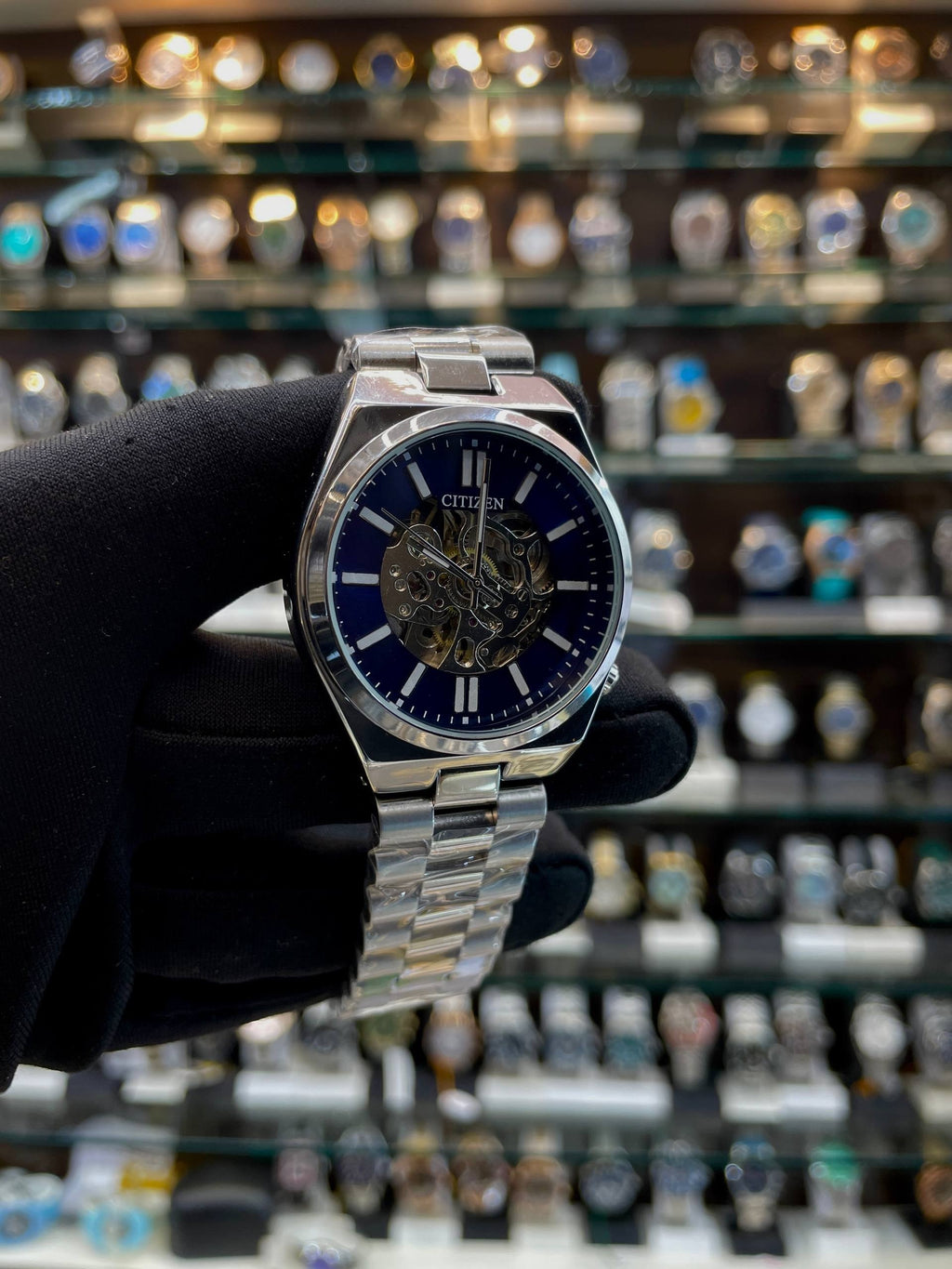 CITIZEN TSUYOSA TRANSPARENT BLUE 💙 DIAL 🤩 FOR MENS
