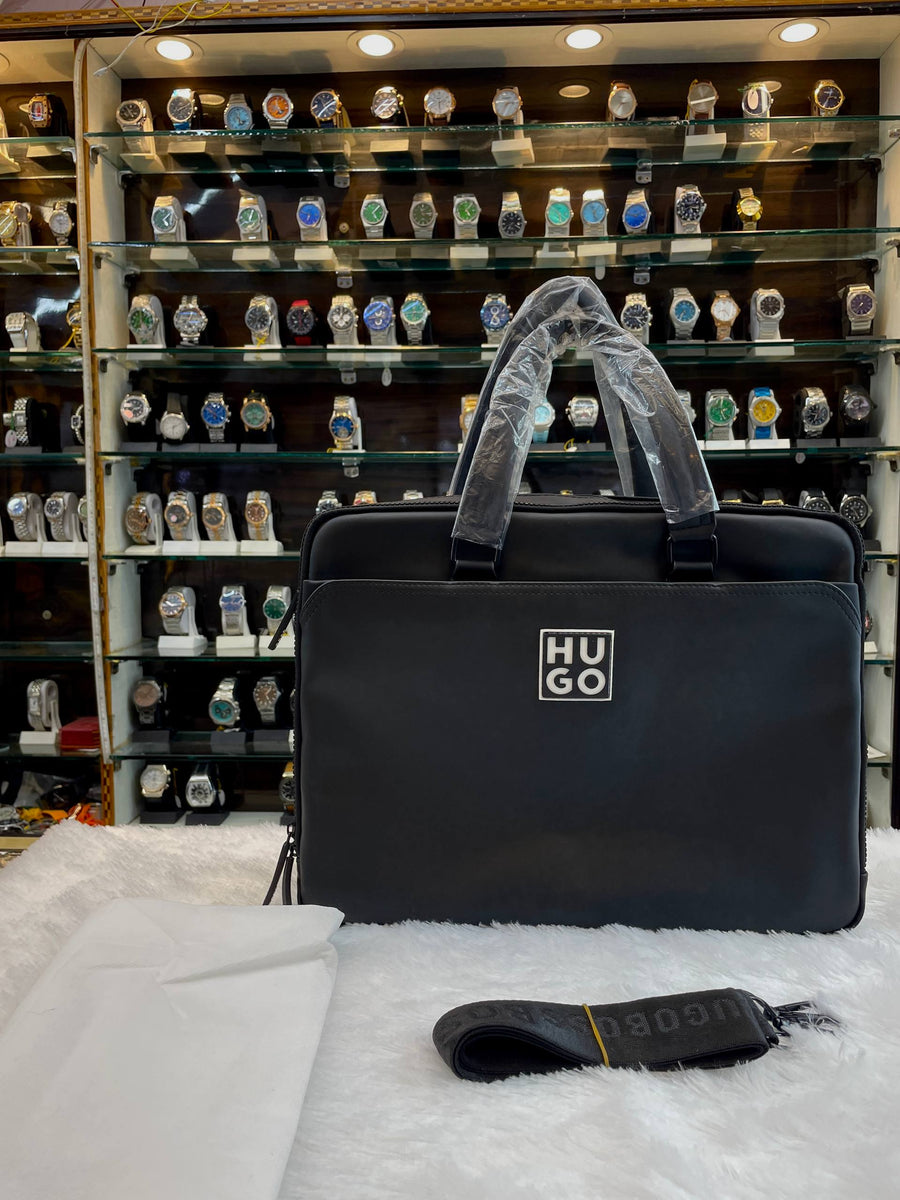 HUGO BOSS LAPTOP BRIEFCASE 💼 FOR MENS IN MASTER PIECE 🤩