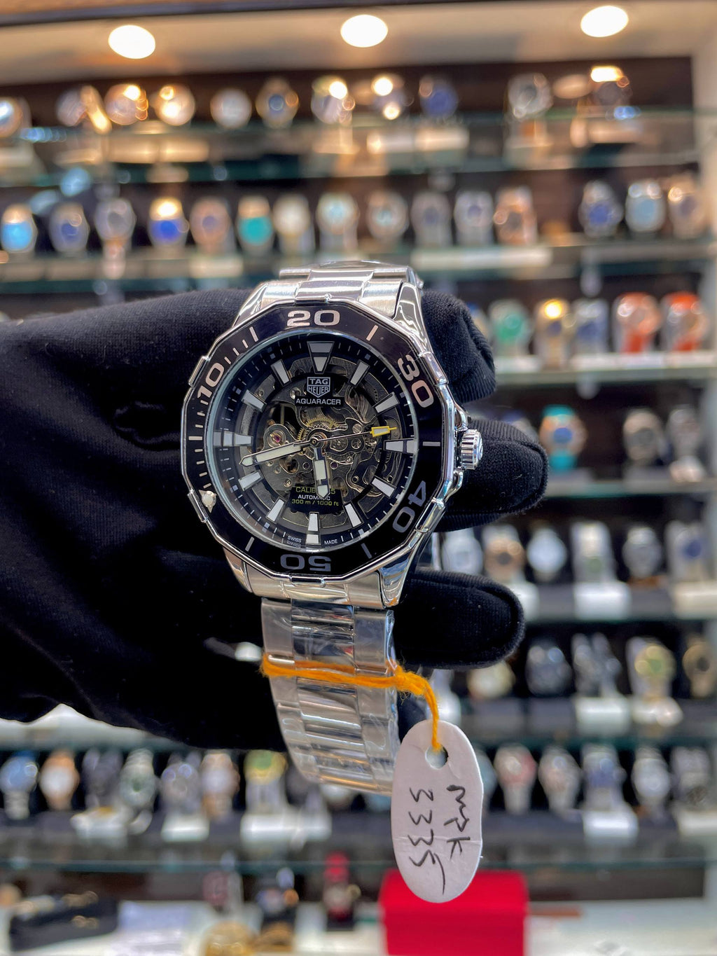 TAG HEUER AQUARACER AUTOMATIC ⚙️ BLACK 🖤 FOR MENS