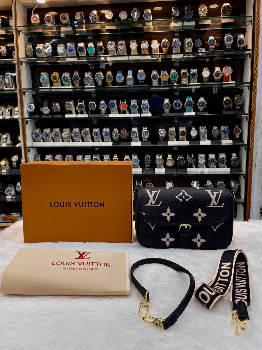 LOUIS VUITTON LV DIANE SLING BAG UNDER BUDGET BLACK 🖤
