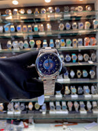 OMEGA SEAMSTER WORLD 🌍 TIME NOW IN BUDGET 😁 FOR MENS 👨 CHAIN BLUE 💙