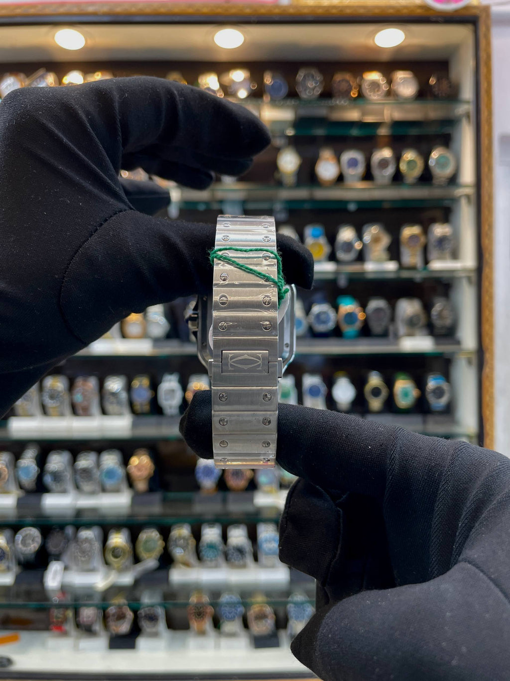 CARTIER SANTOS DUAL - TIME NOW IN MASTER PIECE 🤩 GREEN 💚