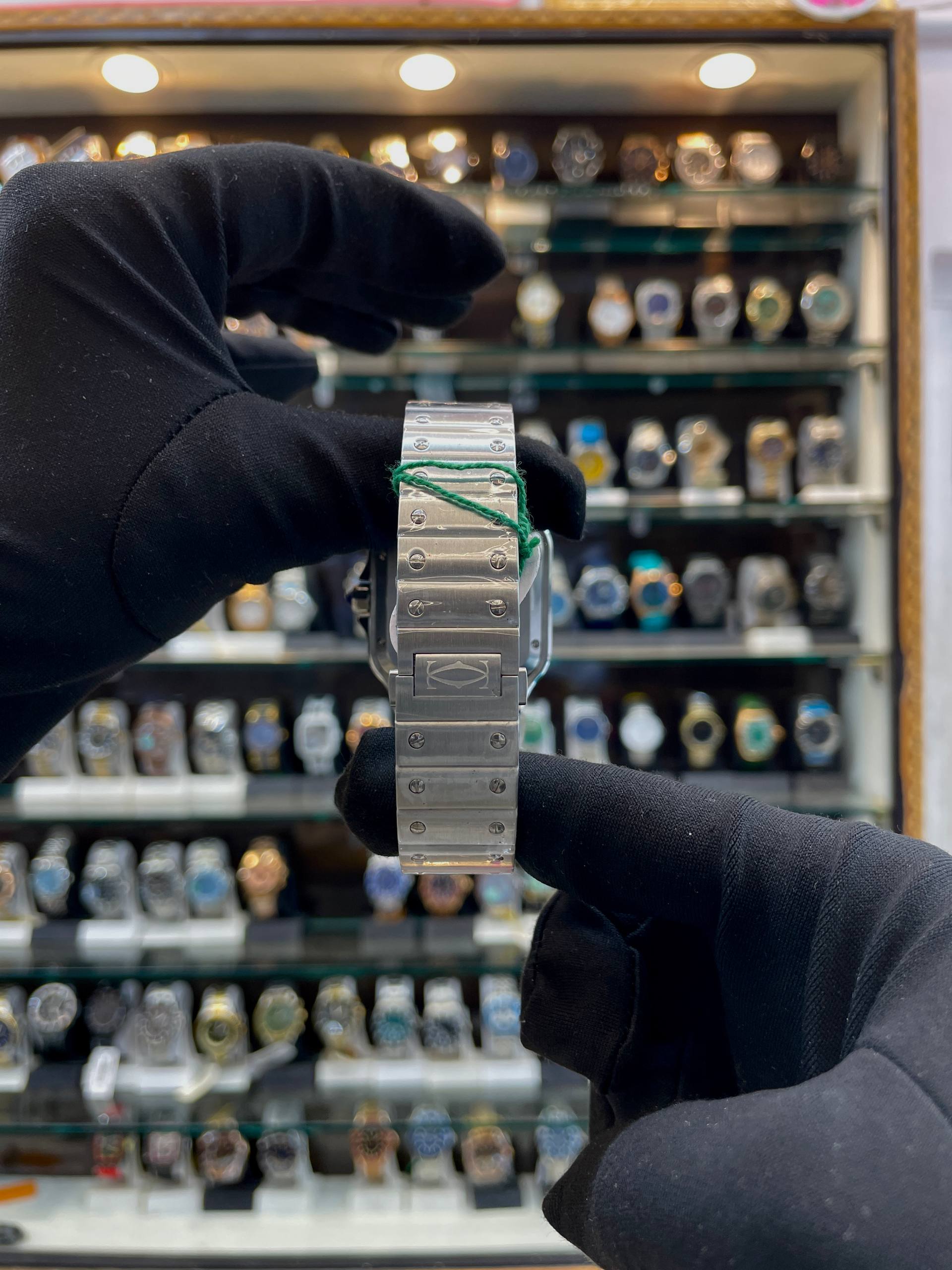 CARTIER SANTOS DUAL - TIME NOW IN MASTER PIECE 🤩 GREEN 💚