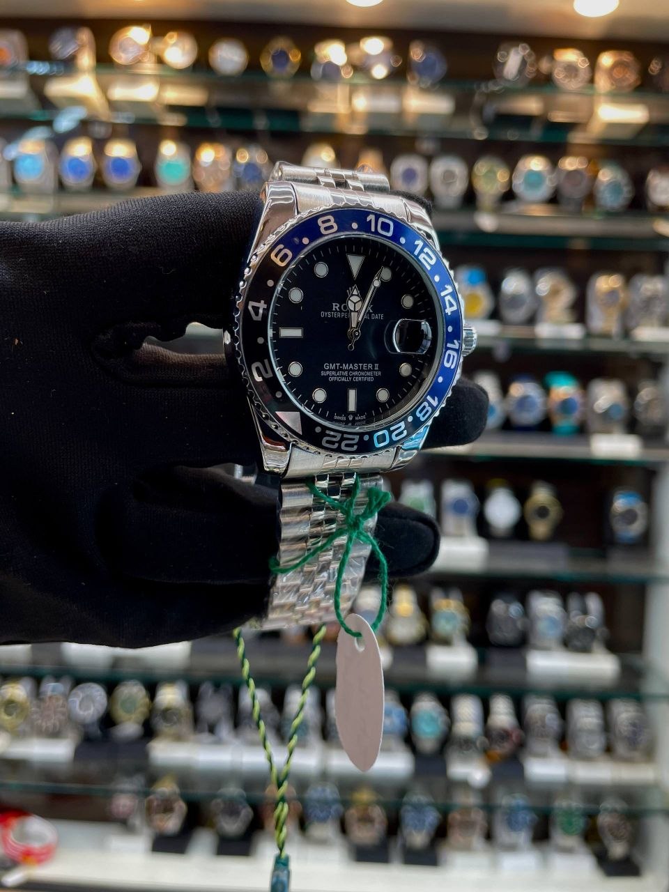 ROLEX GMT OYSTER PERPETUAL BLACK 🖤 DIAL