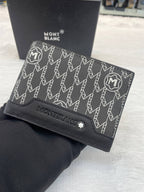 MONT BLANC FROM M_GRAM WALLET BLACK 🖤 TEXTURE IN HEAVY QUALITY 💯