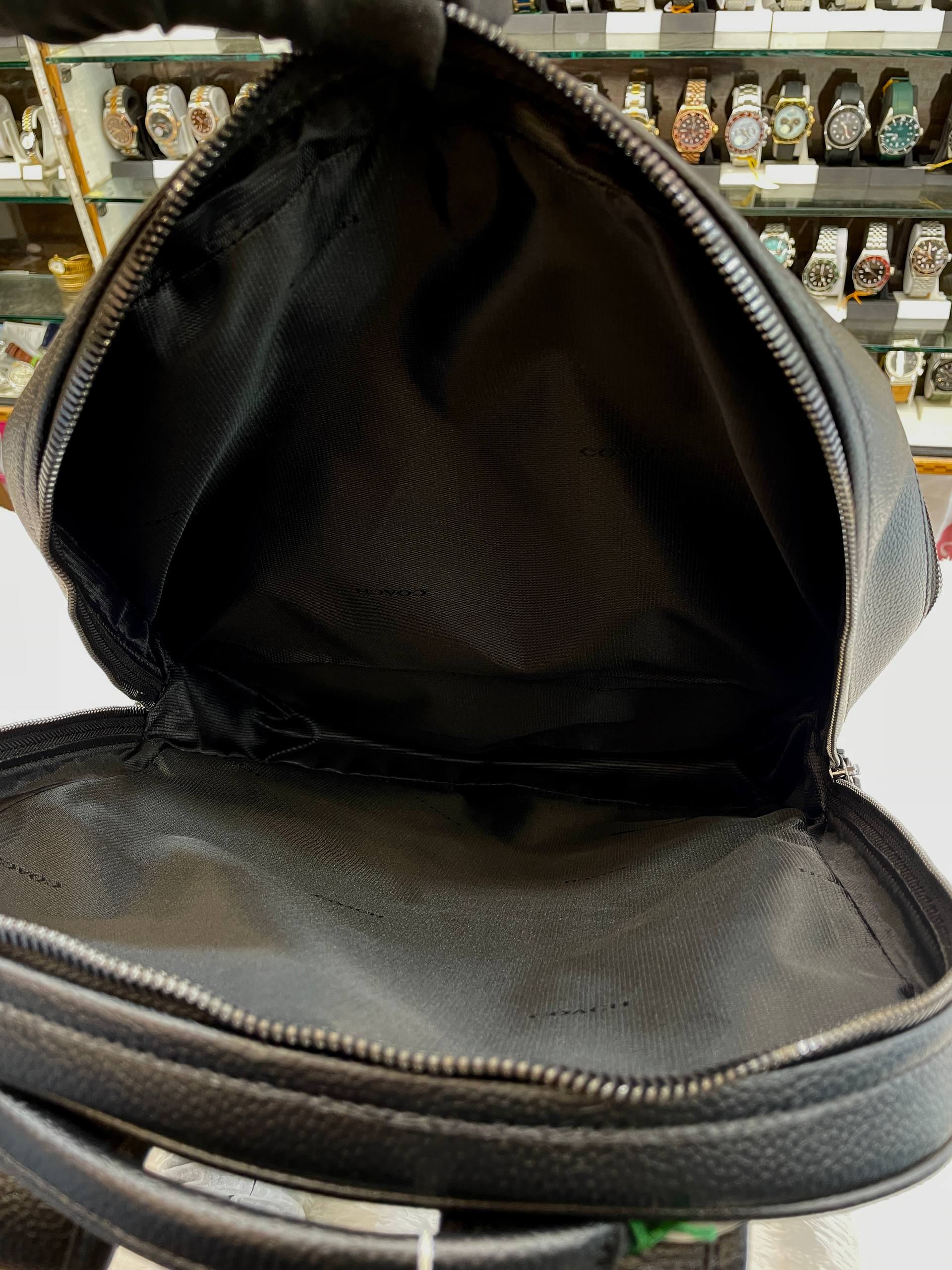 COACH CHARTER BACKPACK IN MASTER PIECE 🤩 FOR MENS COMPARTMENT DETAIL: