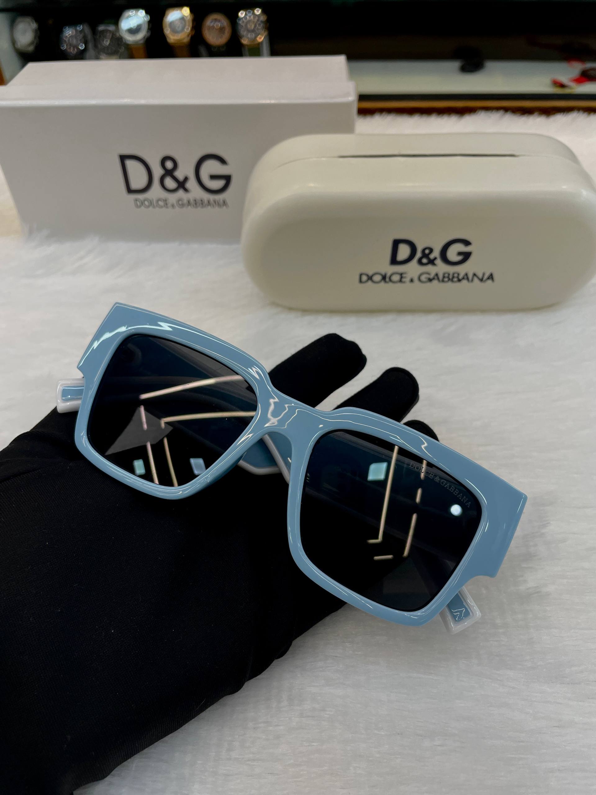 DOLCE & GABBANA D&G BLUE 💙 GLASSES 😉 IN HEAVY QUALITY 💯