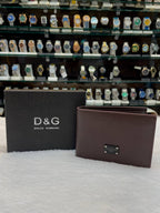 DOLCE & GABBANA (DG) WALLET 💳 FOR MENS MASTER PIECE BROWN 🤎