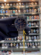 FOSSIL GIRLS WATCH ⌚ SLIM STRAP FULL BLACK 🖤