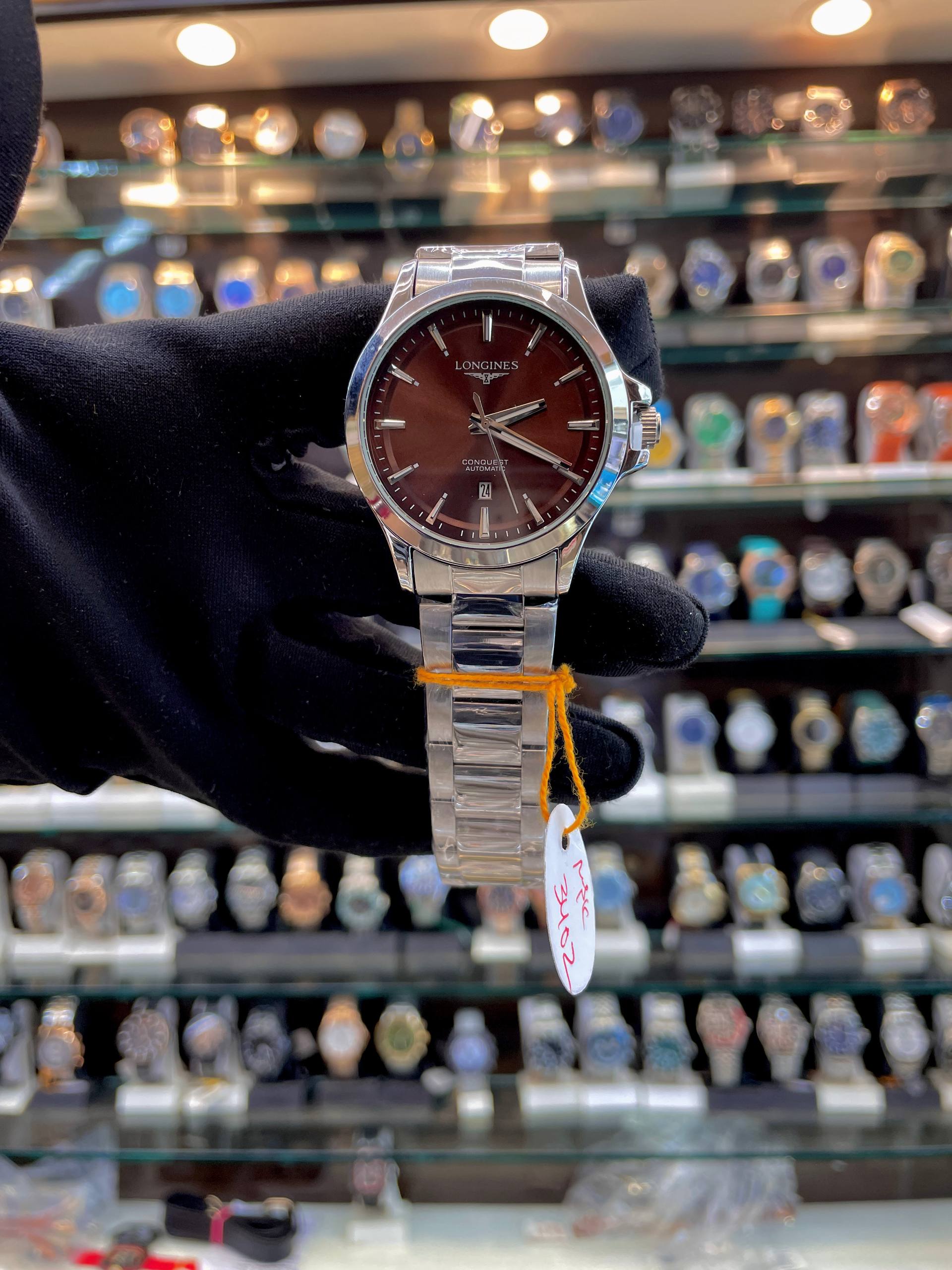 LONGINES CONQUEST UNDER BUDGET FOR MENS BROWN 🤎