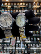 TISSOT COUPLE SET IN WHITE 🤍 DIAL 🤩