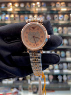 EMPORIO ARMANI. ROSE 🌹 GOLD 🥇 DIAL IN GIRLS