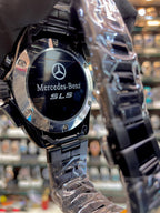 TAG HEUER MERCEDES BENZ SLS UNDER BUDGET FOR MENS FULL BLACK 🖤