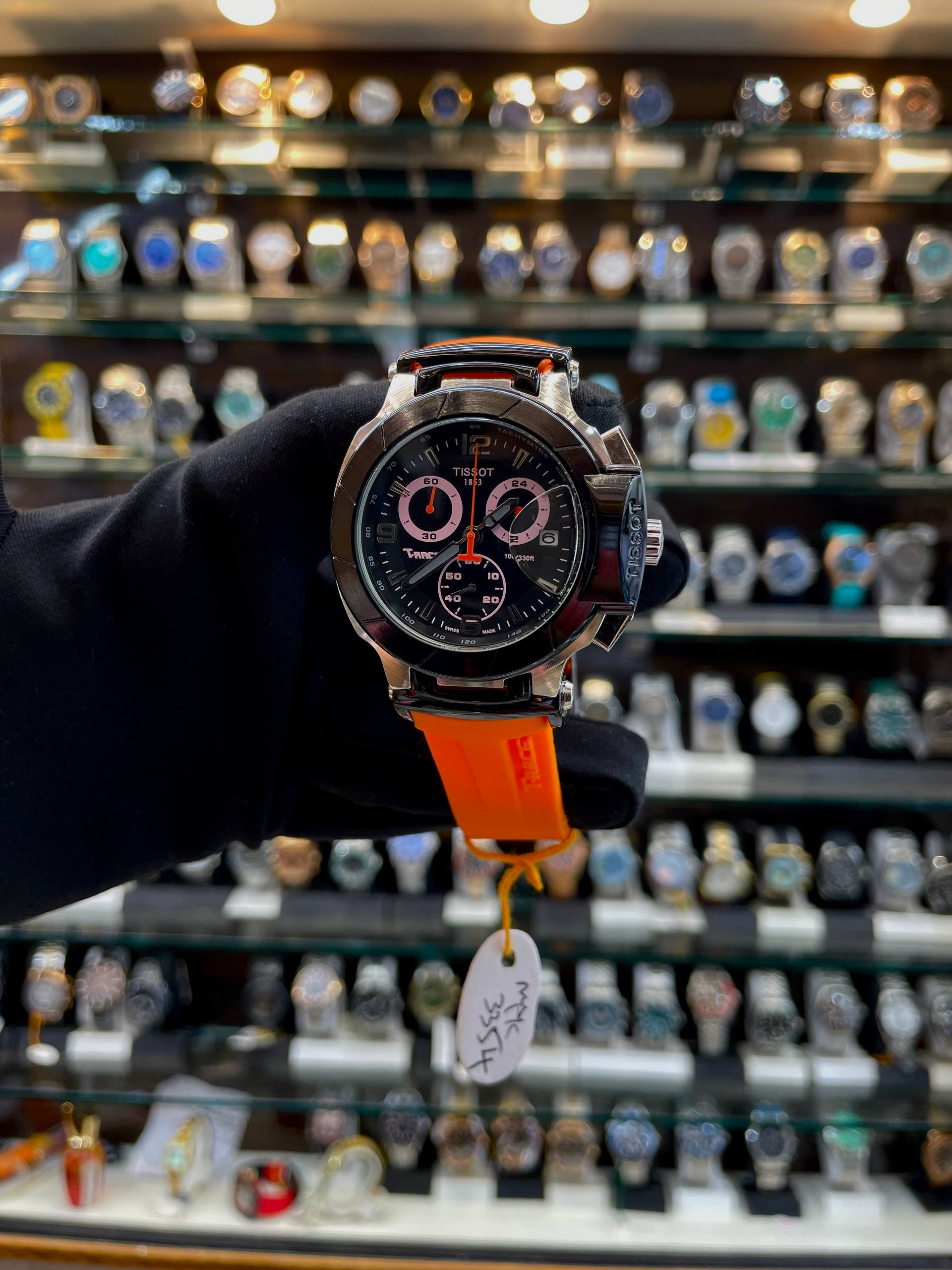 TISSOT T-RACE  IN UPDATED QUALITY 💯 FOR MENS  ORANGE 🧡