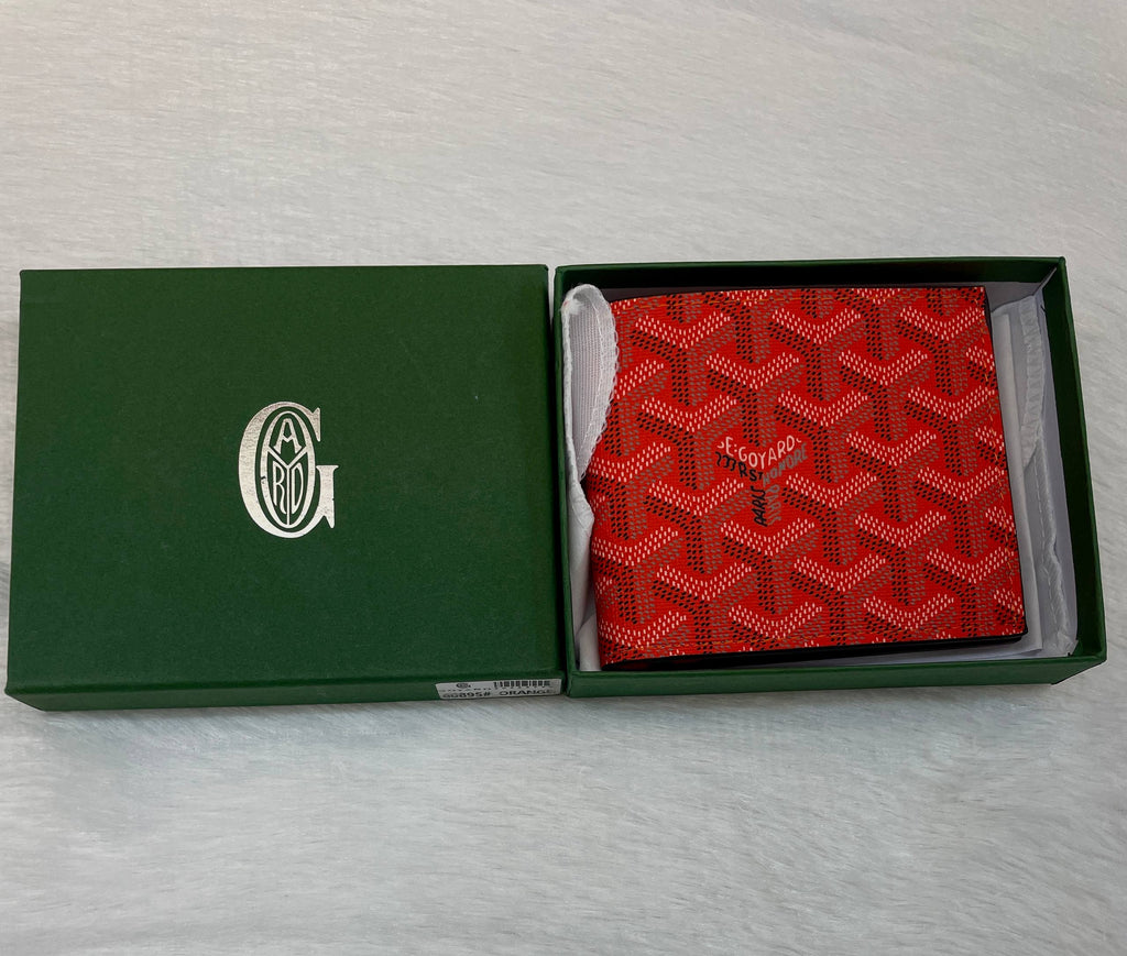 GOYARD VICTOIRE WALLET UNDER BUDGET IN ORANGE 🧡