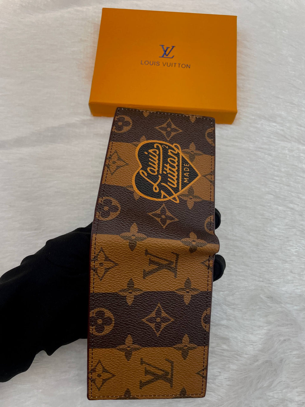 LOUIS VUITTON X NIGO MULTIPLE WALLET PREMIUM LEATHER FOR MENS