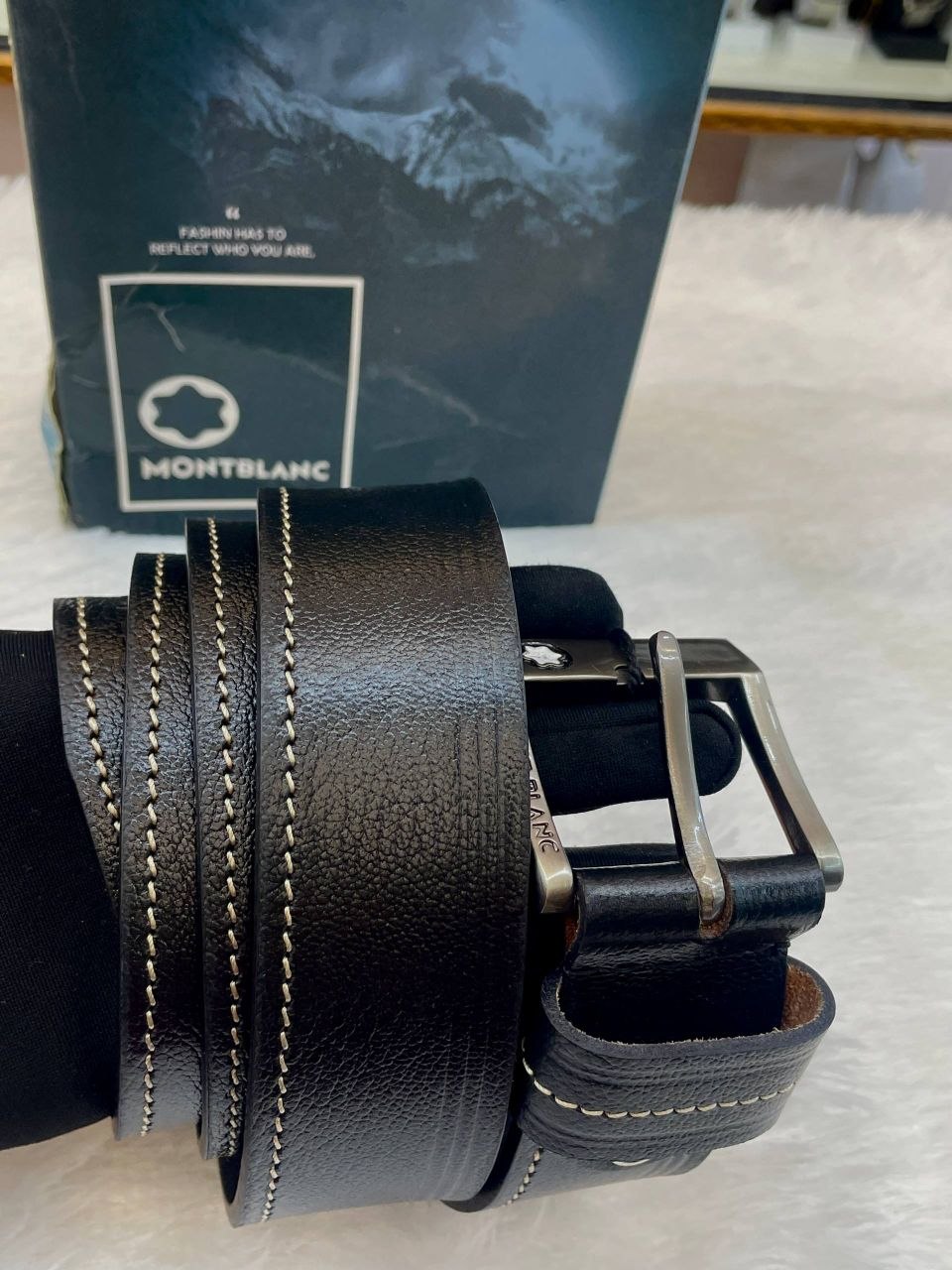 MONT BLANC BELT FOR MENS MASTER PIECE ♣️
