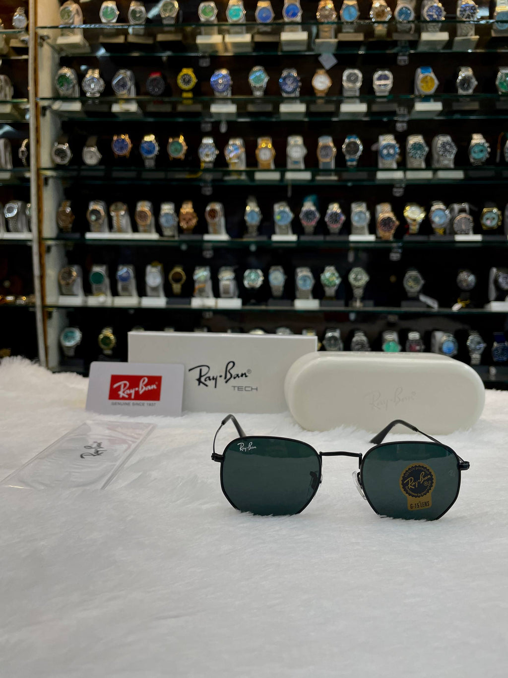 RAY-BAN HEXAGONAL FLAT LENSES SUNGLASSES BEST QUALITY 💯