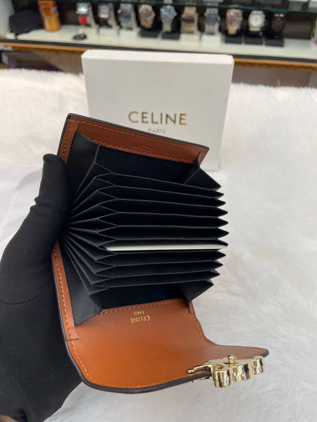 CELINE ACCORDION CARD HOLDER FOR GIRLS 🤩
