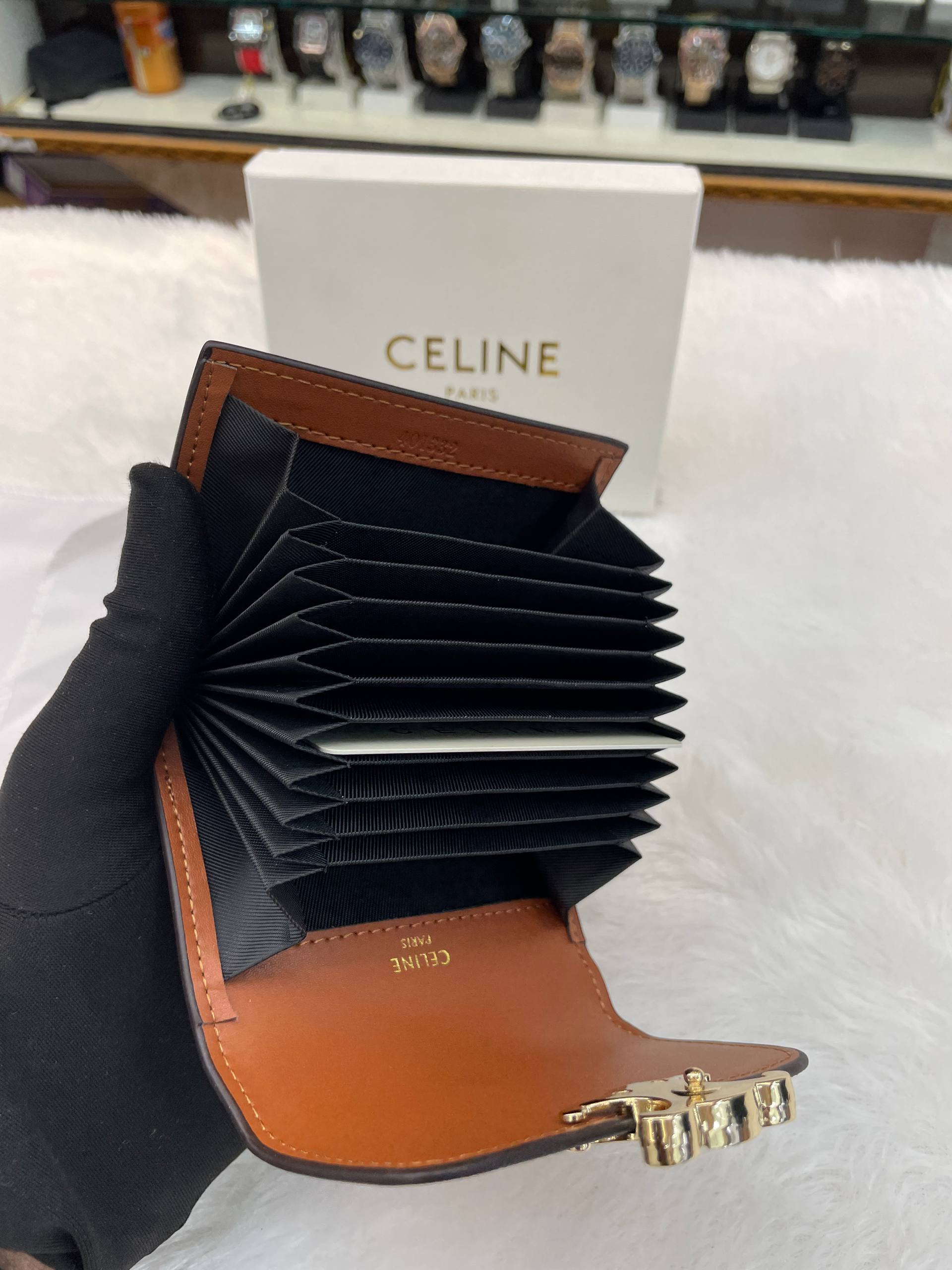 CELINE ACCORDION CARD HOLDER FOR GIRLS 🤩