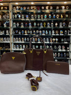 GUESS 3PC SET SLING BAG FOR GIRLS BROWN 🤎