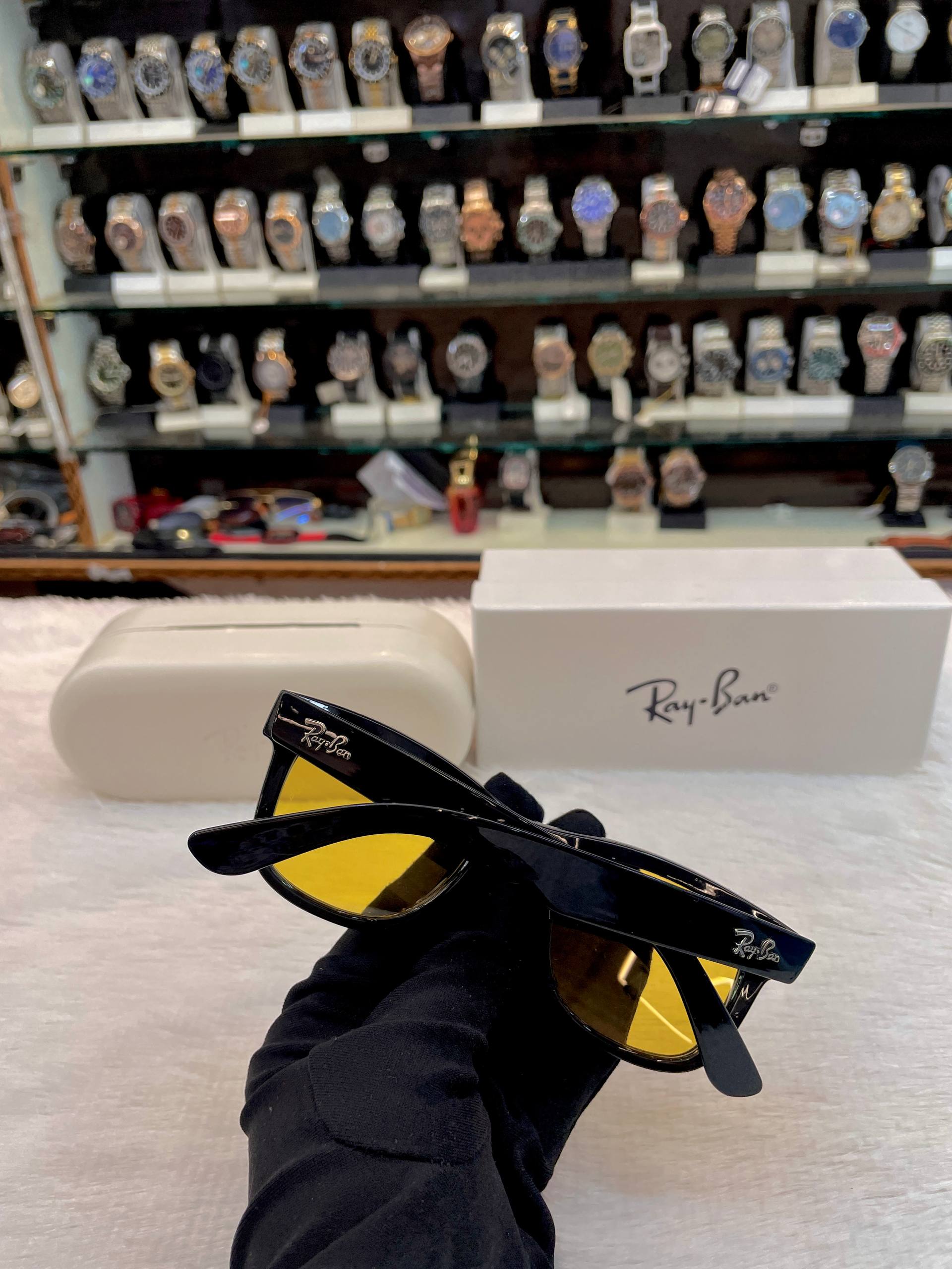 RAYBAN WAYFARER NEW SHAPE FOR MENS YELLOW 💛