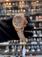 MICHEAL KORS MK5974 BRADSHAW FOR GIRLS IN MASTER PIECE 🤩 36MM ROSE 🌹 GOLD