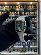 CARTIER SANTOS DUAL - TIME NOW IN MASTER PIECE 🤩 GREEN 💚