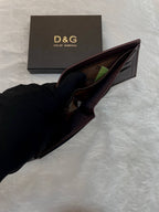 DOLCE & GABBANA (DG) WALLET 💳 FOR MENS MASTER PIECE BROWN 🤎
