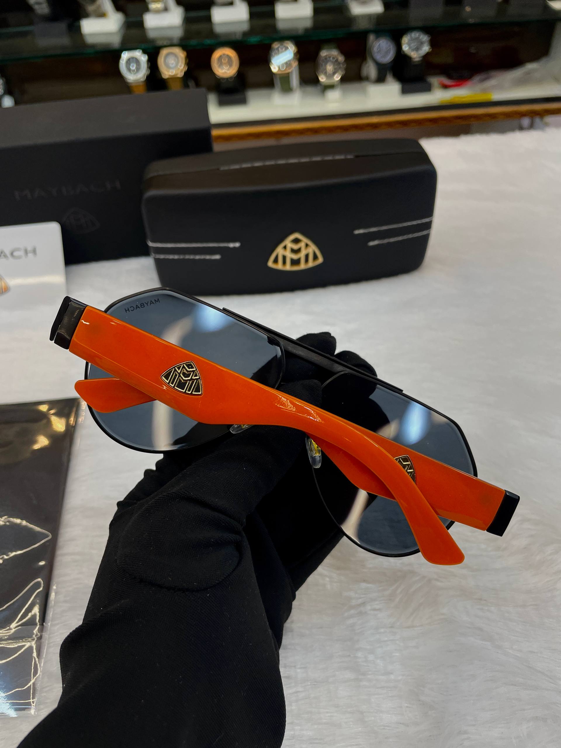MAYBACH THE KING III SUNGLASSES 🕶️ UNDER BUDGET ORANGE 🧡