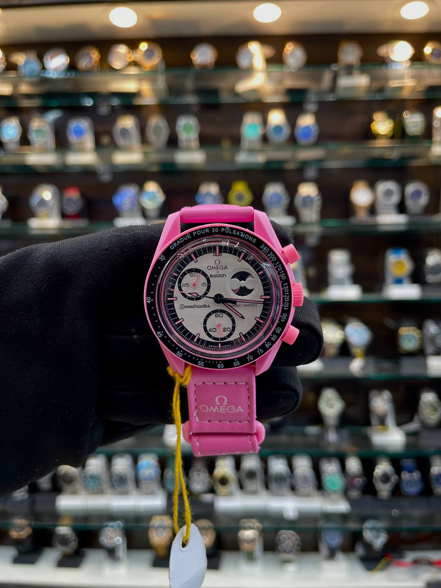 SWATCH x OMEGA MoonSwatch "MISSION TO THE PINK MOON PHASE" FOR GIRLS