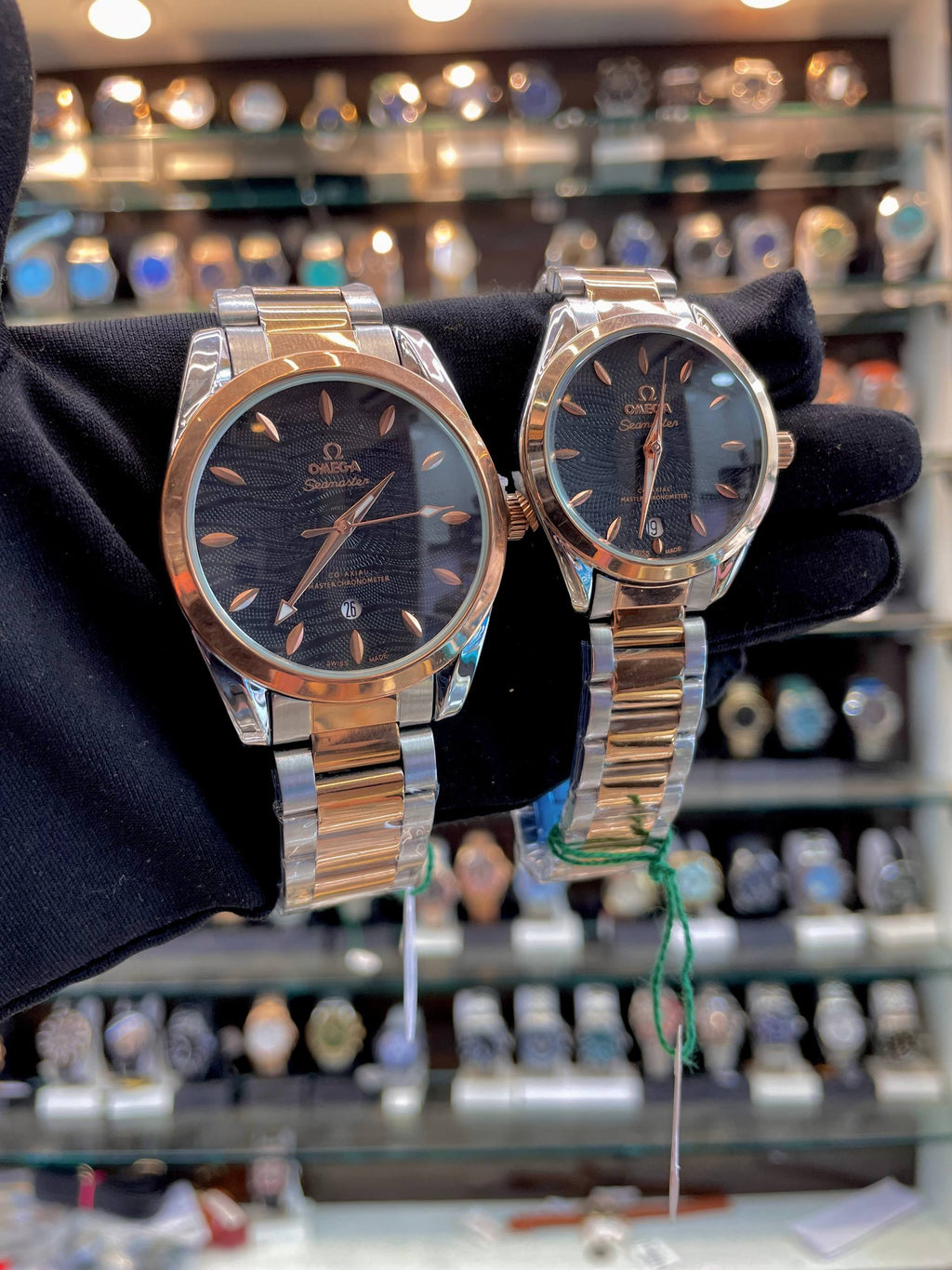OMEGA SEAMASTER NOW IN COUPLE SET DUAL TONE