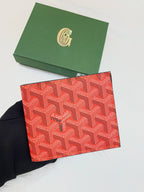 GOYARD VICTOIRE WALLET UNDER BUDGET IN ORANGE 🧡