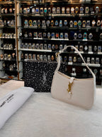 YSL SAINT LAURENT LE 5 À 7 BAG IN WHITE 🤍 🤩 HEAVY QUALITY