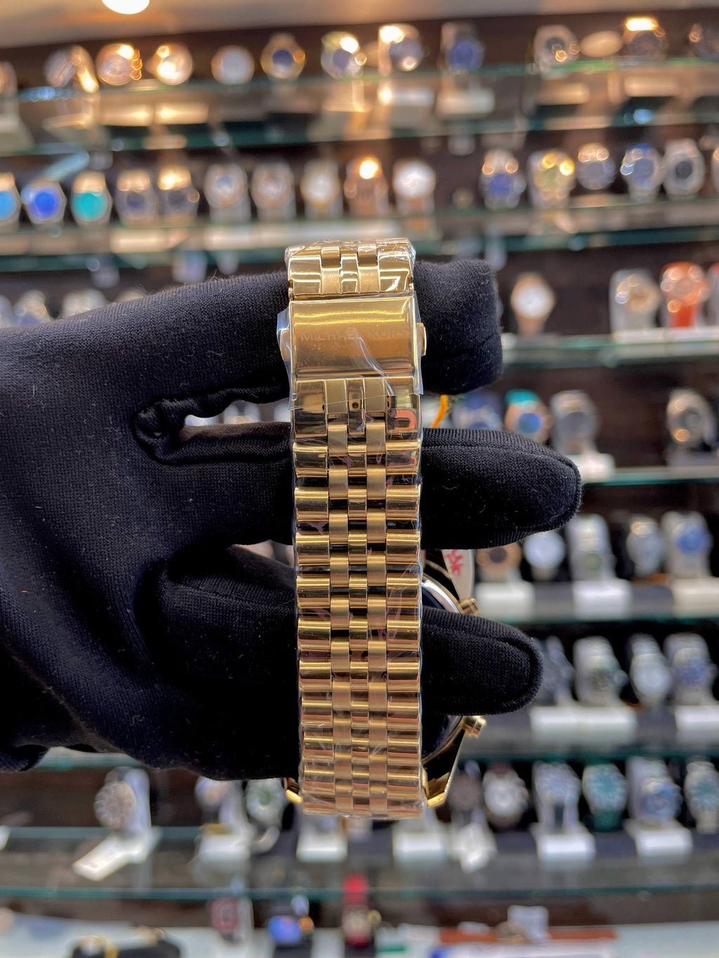 MICHAEL KORS MEN'S LEXINGTON CHRONOGRAPH IN MASTER PIECE 🤩 GOLD 🥇